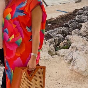 Ombré Chita T shirt Midi Dress Farm Rio